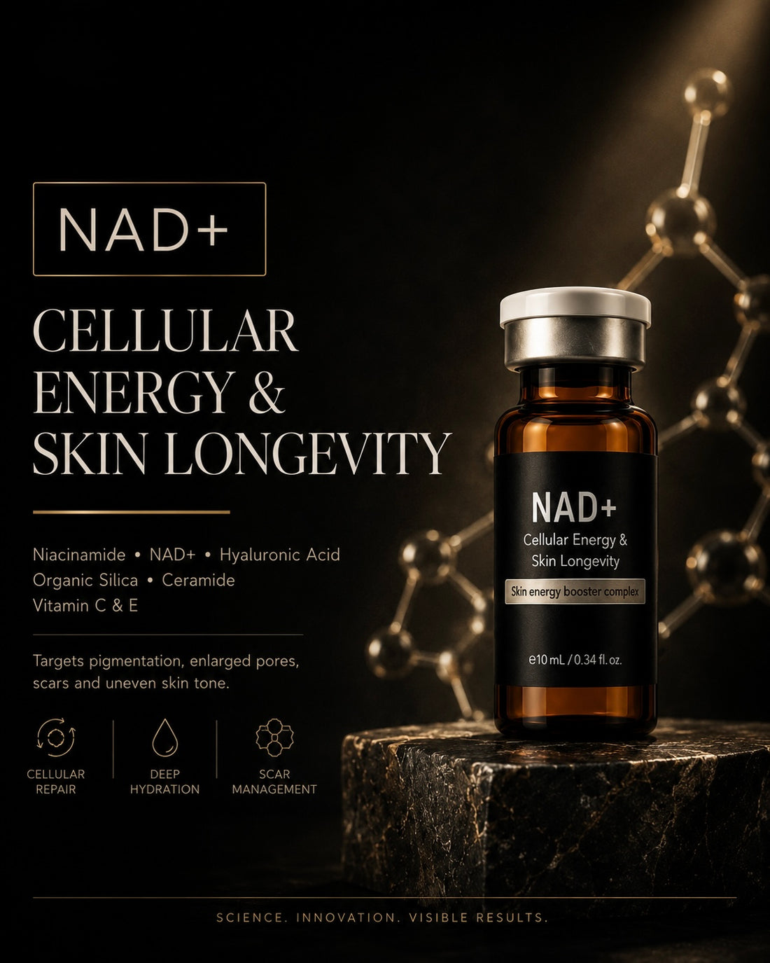 Skin Repair NAD+ Peptide Complex - Pack of 2 Vials
