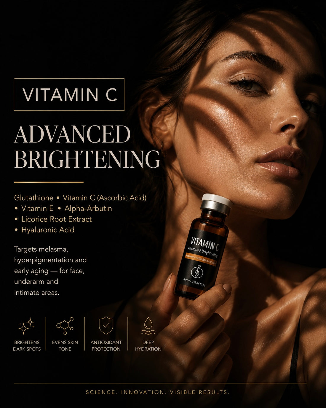 Brightening Vitamin C+ Glutathione Peptide Complex - Pack of 2 Vials